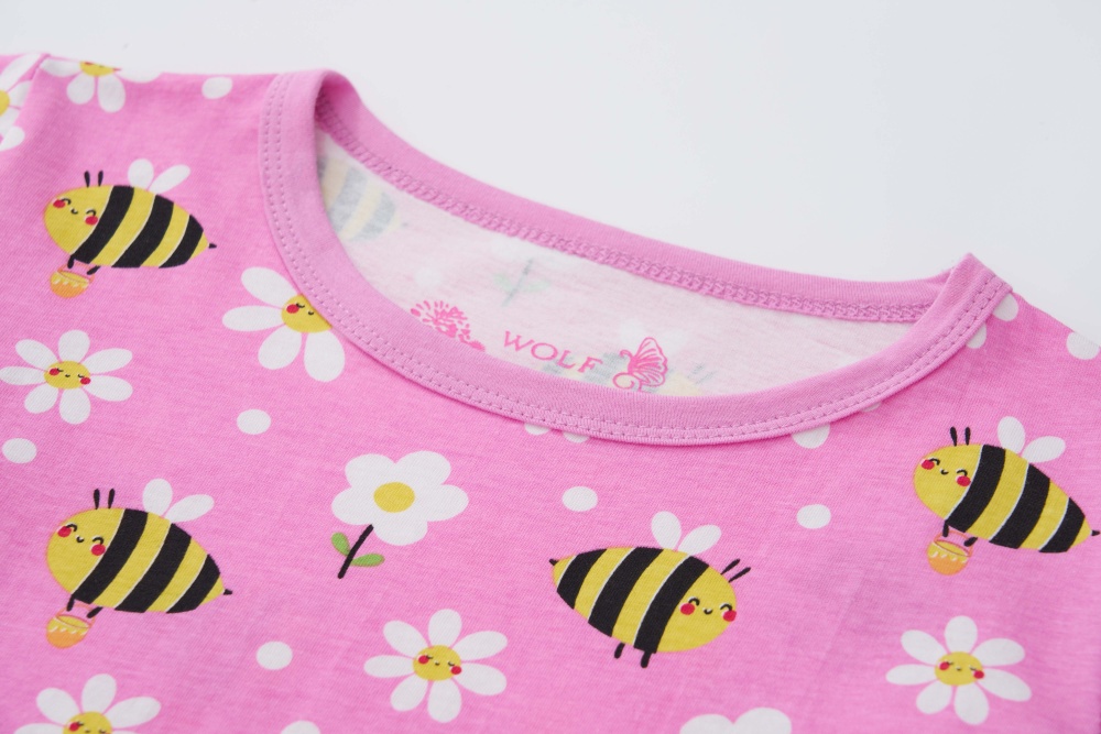 Dívčí noční košile kr.r. Wolf S2581 sytě růžová